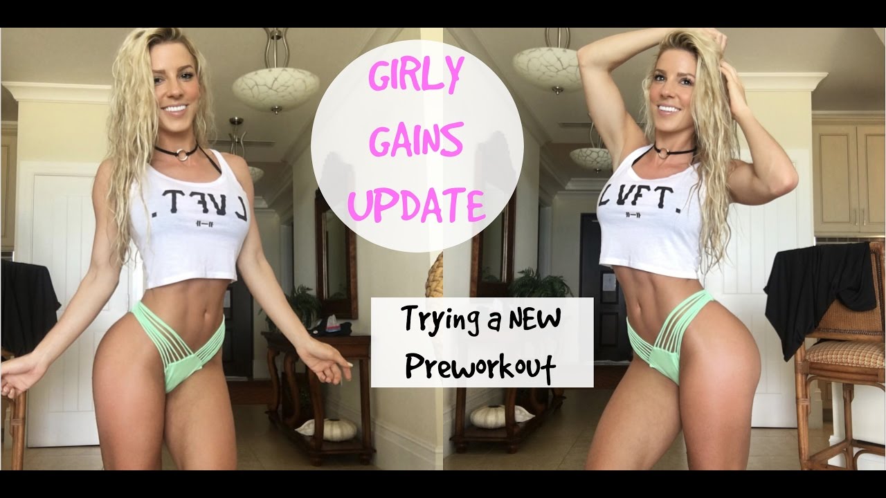 GIRLY GAINS UPDATE, New PreWorkout, & Neuro is sick