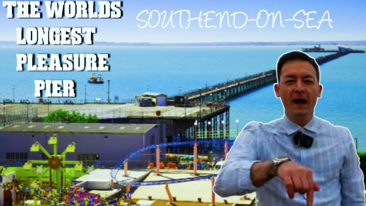 SOUTHEND-ON-SEA , THE WORLD'S LONGEST PLEASURE PIER AND RAILWAY #travel #beach