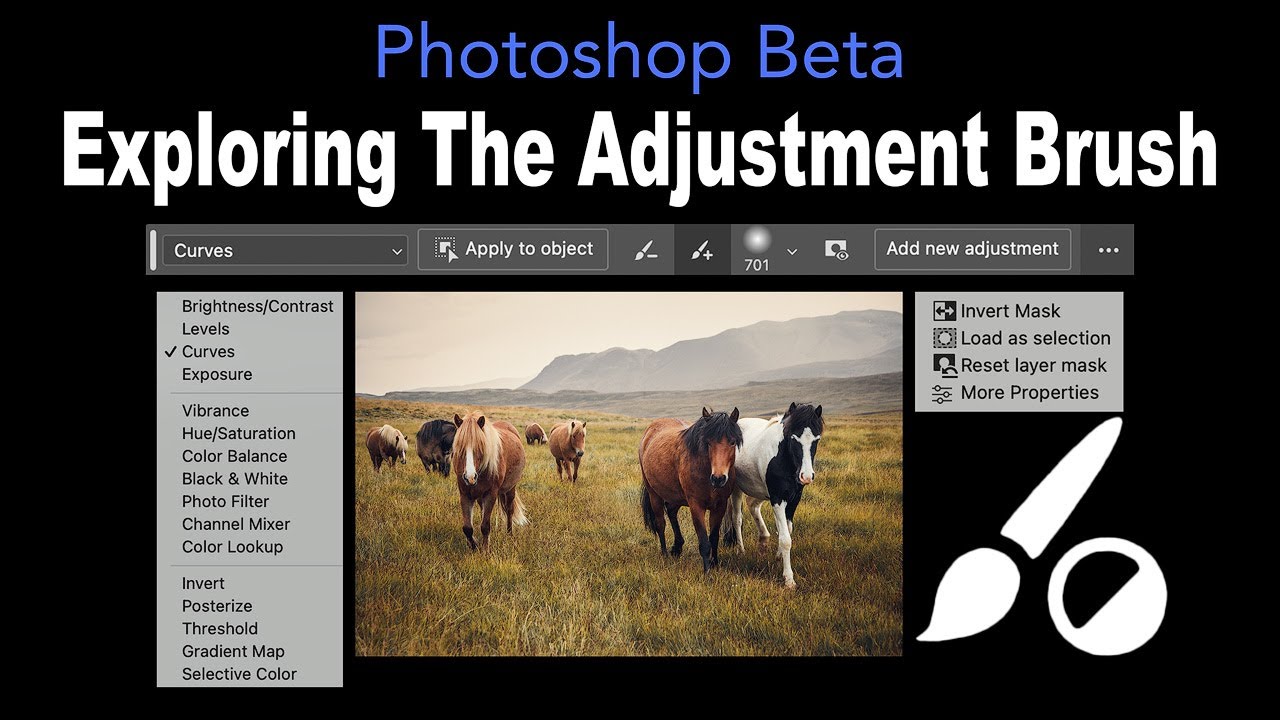 Изучение инструмента «Кисть коррекции» в бета-версии Photoshop.