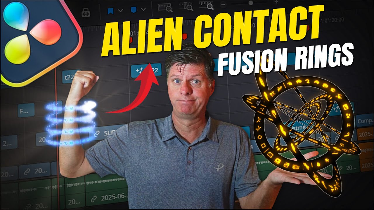 CRAZY Rings - Create Sci-Fi Portals & Spells in DaVinci Resolve Fusion