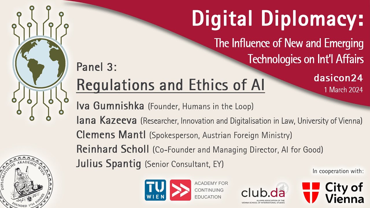 dasicon24: Digital Diplomacy | Panel 3: Regulations and Ethics of AI