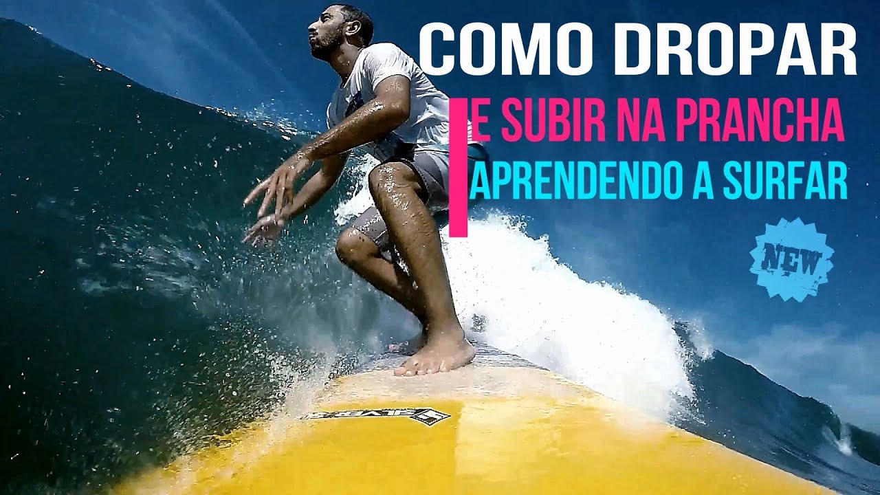 Surf Dicas: Como subir na Prancha / Como Dropar uma onda / Aprendendo a surfar na pratica