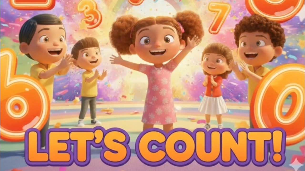 Counting numbers 1-10.Numbers song 1-10.Numbers song for children. Learn counting and numbers.
