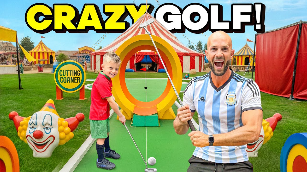 CRAZY GOLF BATTLE VS MY DAD!