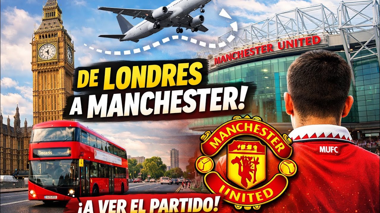 DE LONDRES A OLD TRAFFORD. PRIMER PARTIDO DE PREMIER LEAGUE.