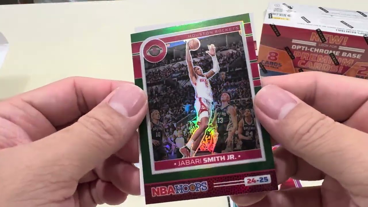 Ripping 2 Boxes of 2024–25 NBA Hoops… BIG Rookie Pulls?! 🔥
