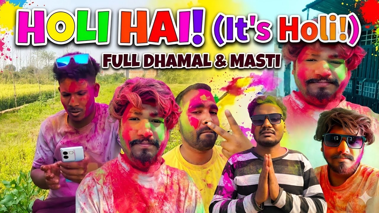 HOLI HAI! 🌈 Full Dhamaal & Masti | Holi Celebration Vlog 2026