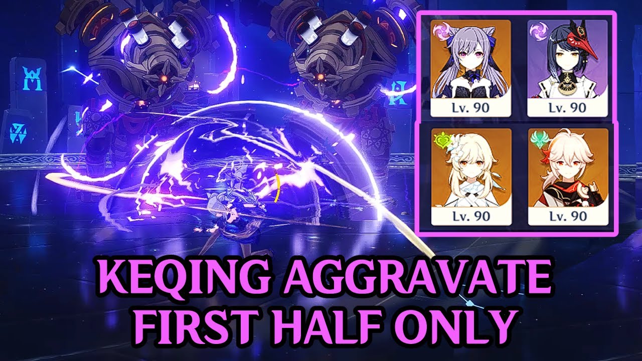 KEQING AGGRAVATE TEAM | 3.0 FIRST HALF ONLY