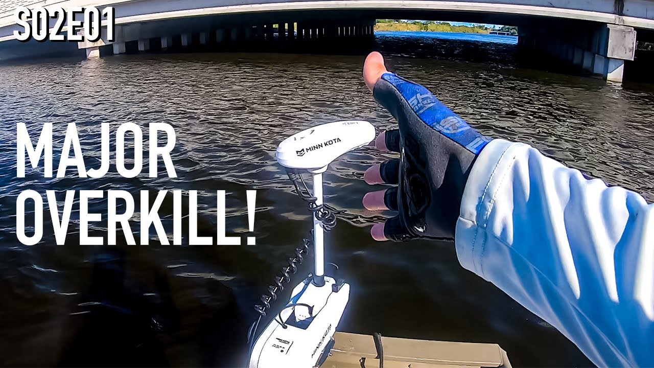 Jon Boat Super Powerful Trolling Motor Test | When I'm Not Workin I'm Fishin S02E01