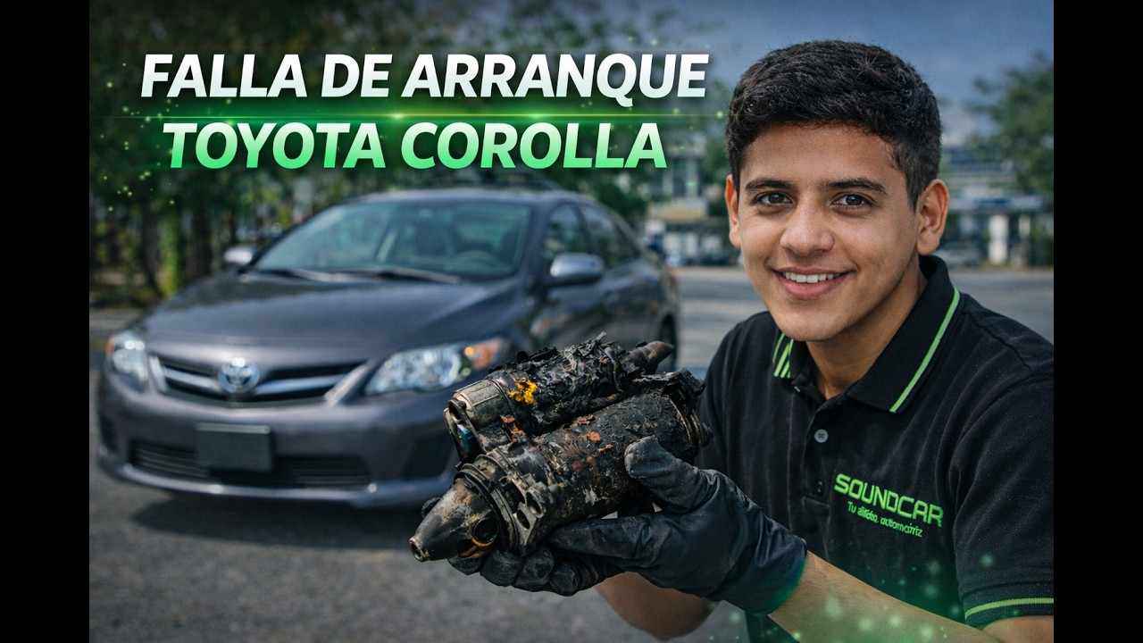PROBLEMA DE ARRANQUE-TOYOTA COROLLA #arrancador #toyota #corolla #viral