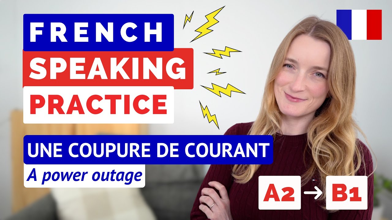 French Speaking Practice | Une coupure de courant – A Power Outage 🇫🇷 Beginners/Intermediates