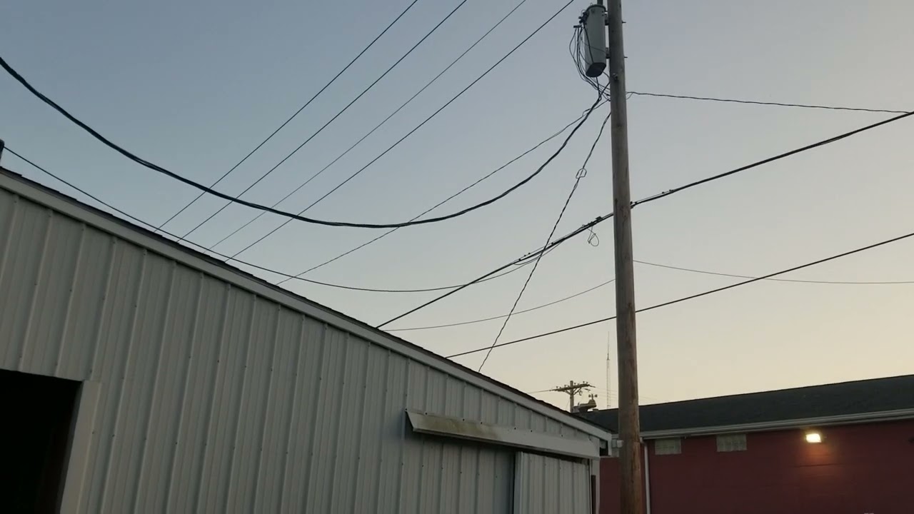 Sterling M-10 Tornado Siren Fire Call, Attack Mode, Junction City Fire Dept, Junction City, Ohio