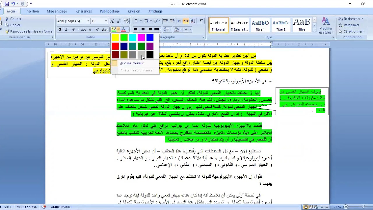 طبيعة السلطة السياسية   التوسير