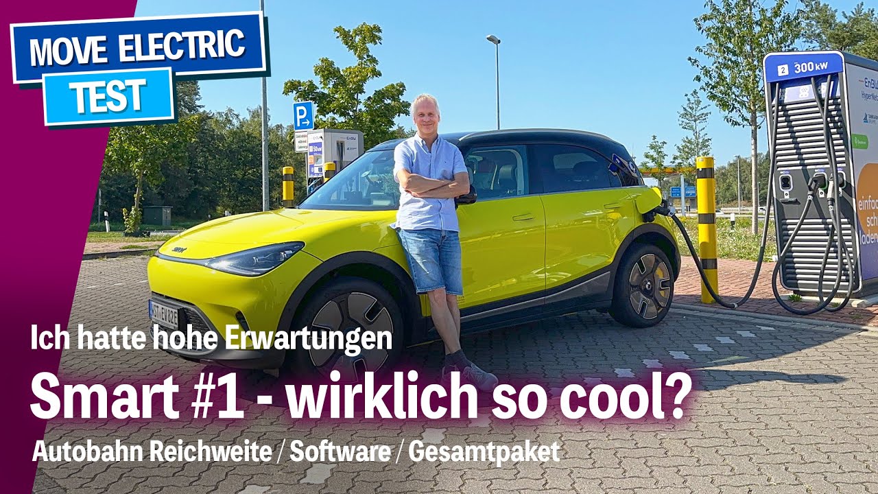 Elektro Smart #1 - Hohe Erwartungen erfüllt? Autobahn-Reichweite, Innenraum, Software