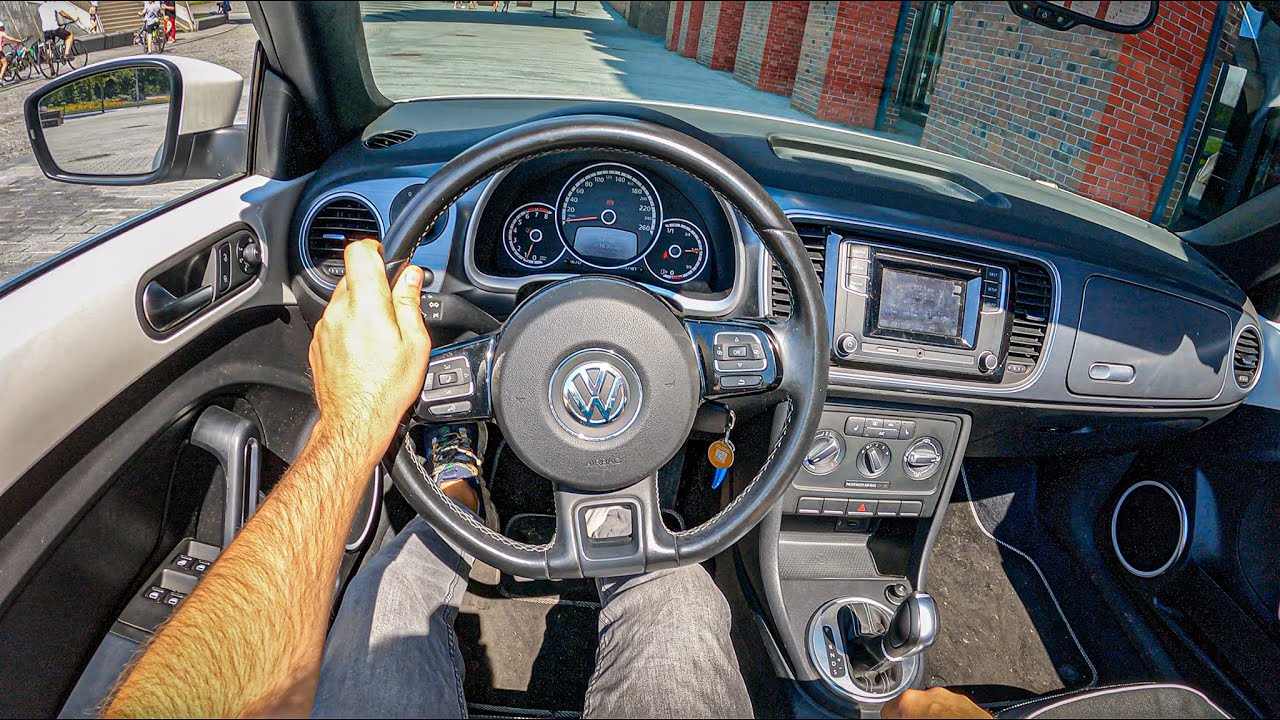 2016 Volkswagen Beetle Cabrio [1.8 TSi 170 HP] | POV Test Drive #881 Joe Black
