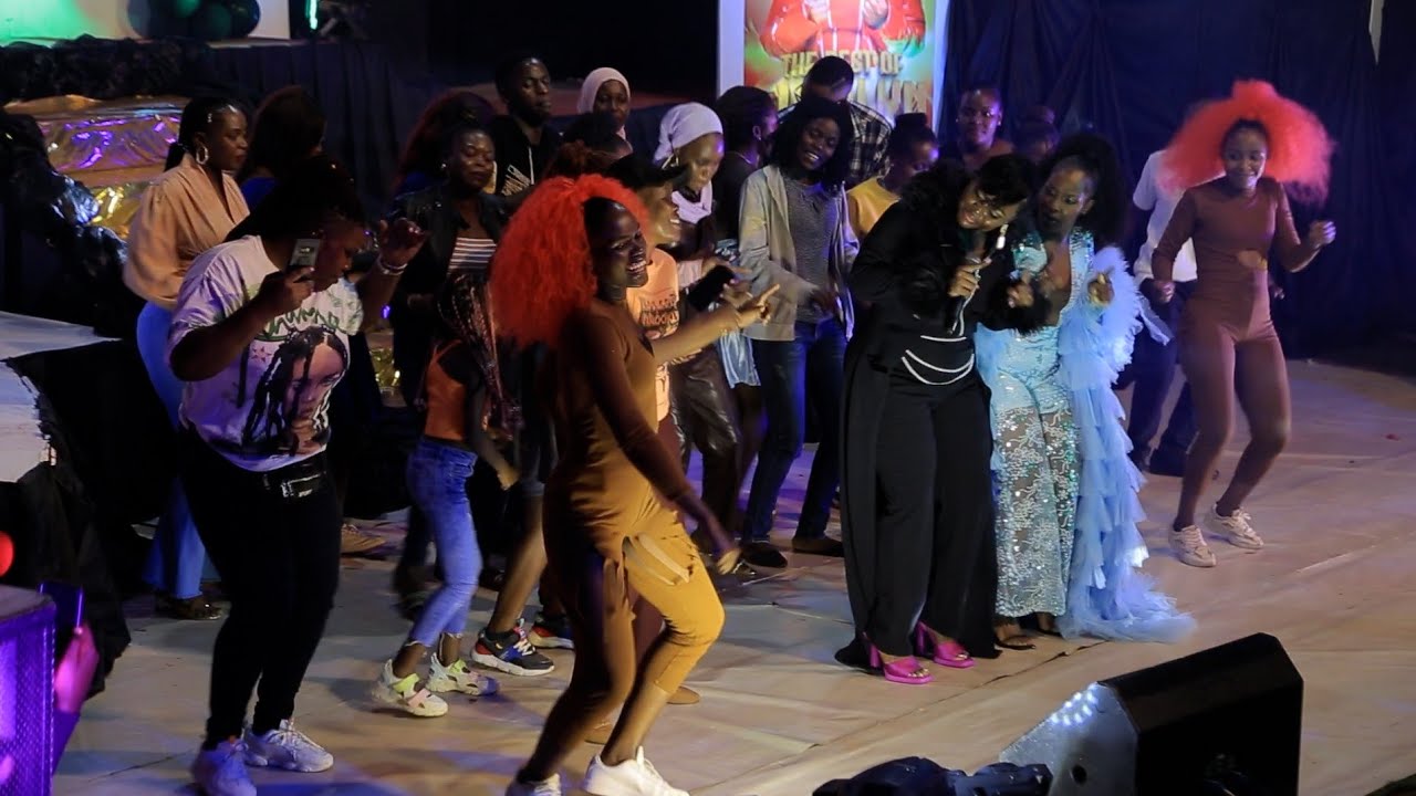 B2C, Rema Namakula, Evelyn Namulondo on the same stage at Labonita