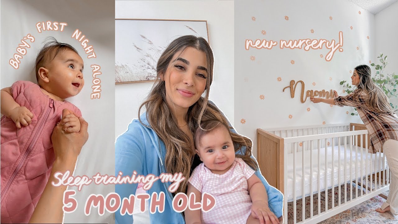 *real* 24 HOURS with a 5 MONTH OLD: baby’s first night sleeping alone + nursery reveal!