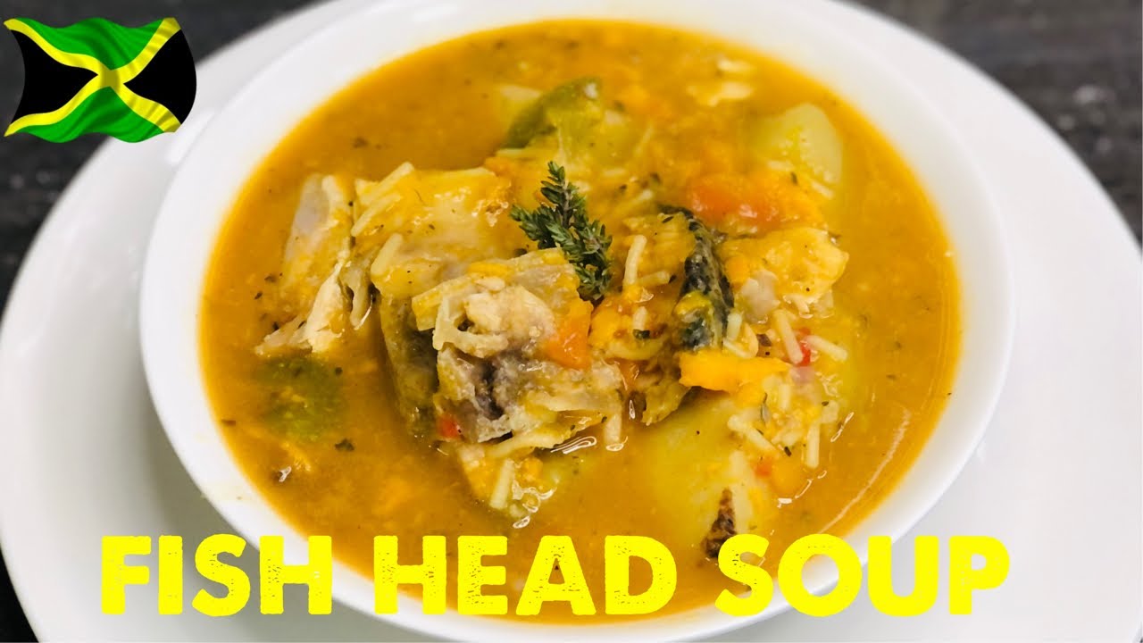 Jamaican fish head soup (Cooking with Bling)