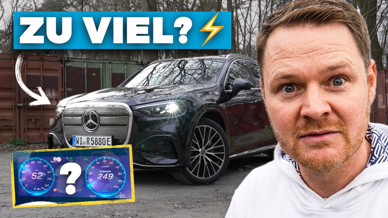 Mercedes GLC EQ 400 Autobahn-Test &ndash; Verbrauch bei 120-150 km/h!
