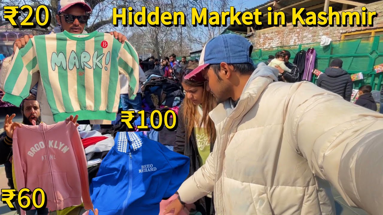 Kashmir’s Cheapest Branded Clothes Market! Starting at Rs.10