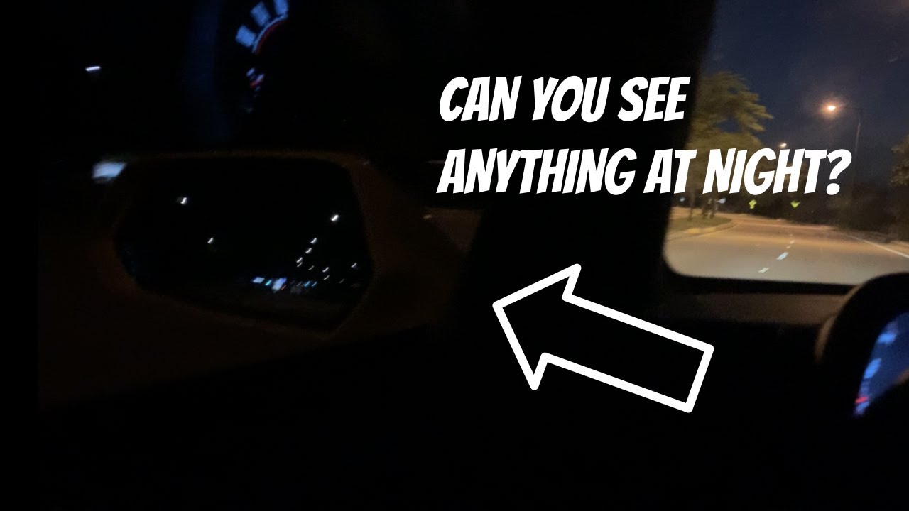 Can You See At Night With 5% Window Tint? - POV Driving At Night