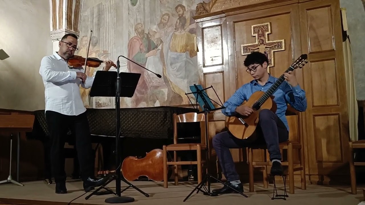 Aires del Sudamerica, Marcano - Barrios Duo, Concerto per Violino e Chitarra Vid-3/12