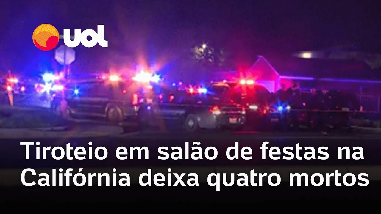 Tiroteio em sal&atilde;o de festas na Calif&oacute;rnia deixa quatro mortos