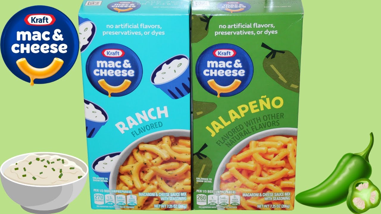 Kraft Mac & Cheese: Ranch & Jalapeño Flavors Review