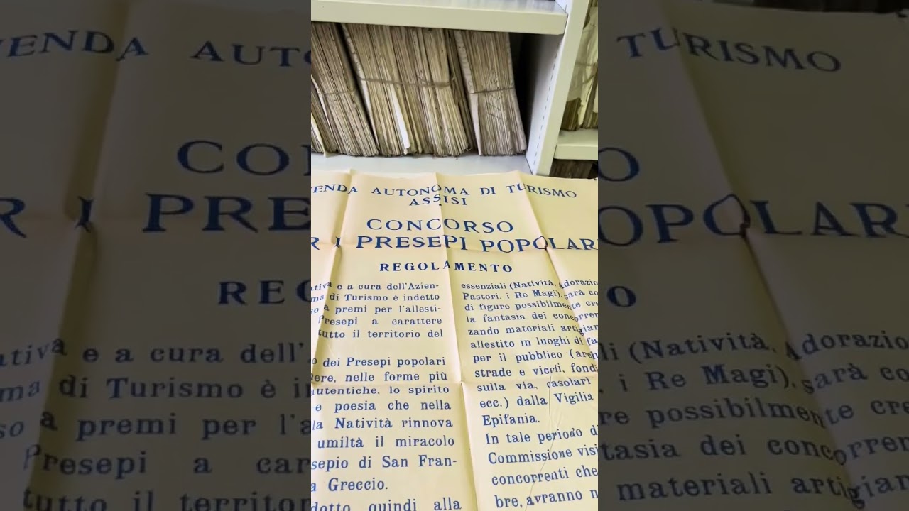E’ nel 1959 che iniziano i Concorsi dei Presepi in Assisi 