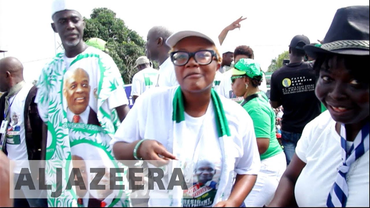 Liberia elections: Candidates make final push for votes