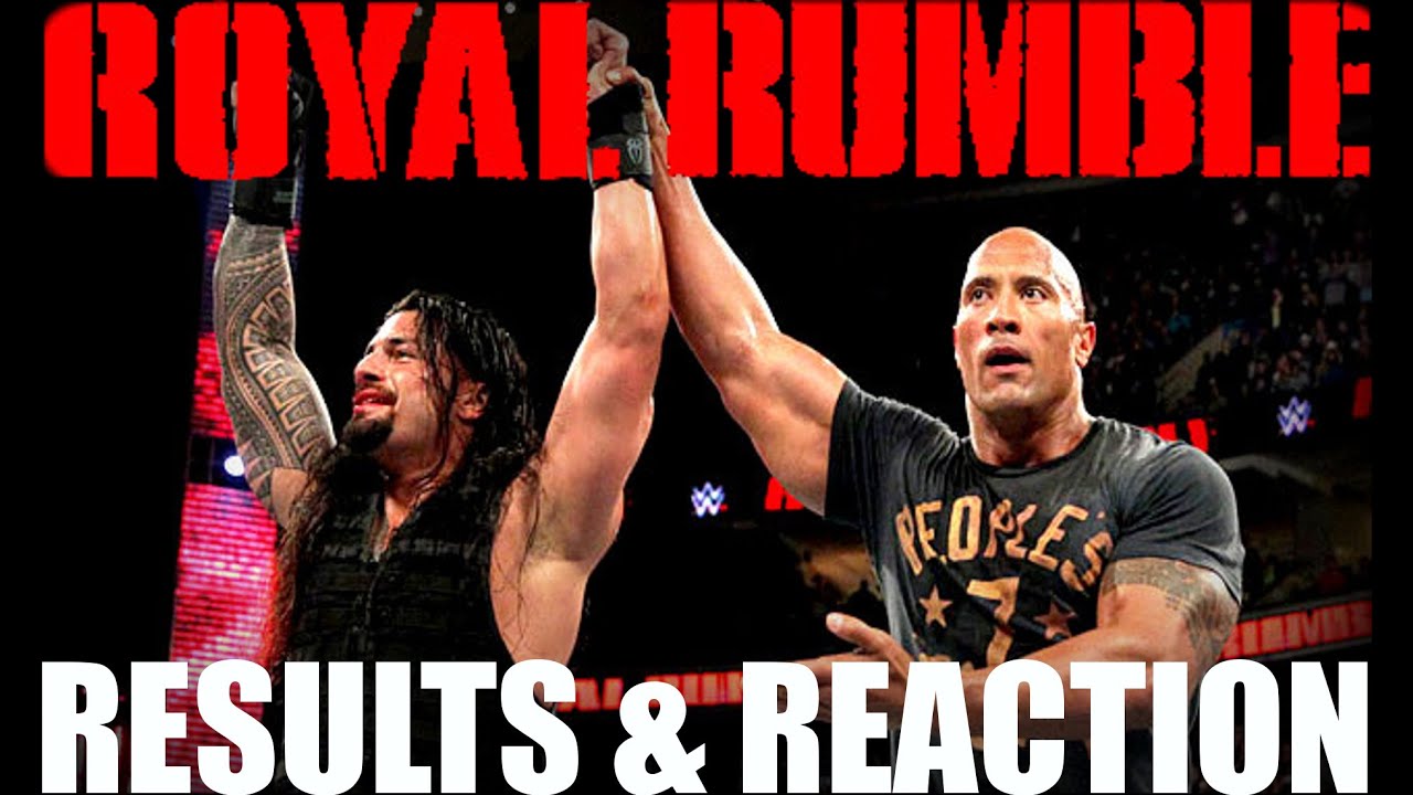 WWE Royal Rumble 2015 REACTION