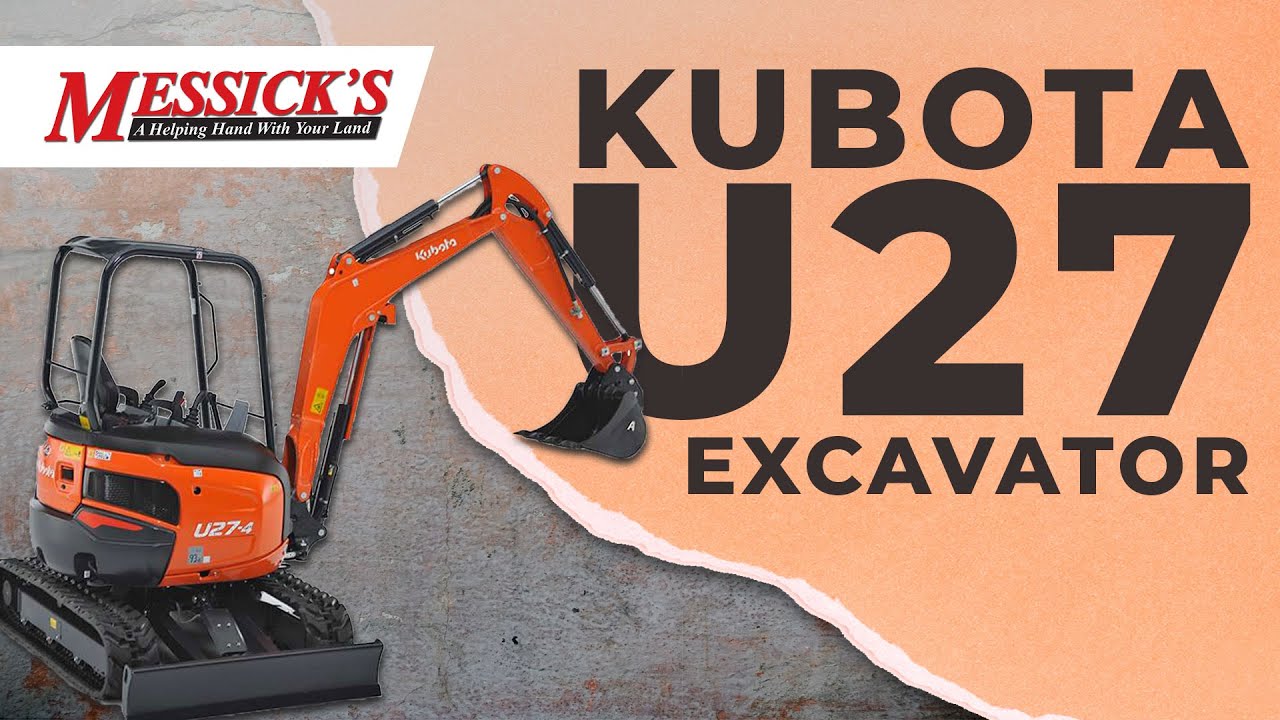 Kubota U27 Excavator Review and U25 Comparison