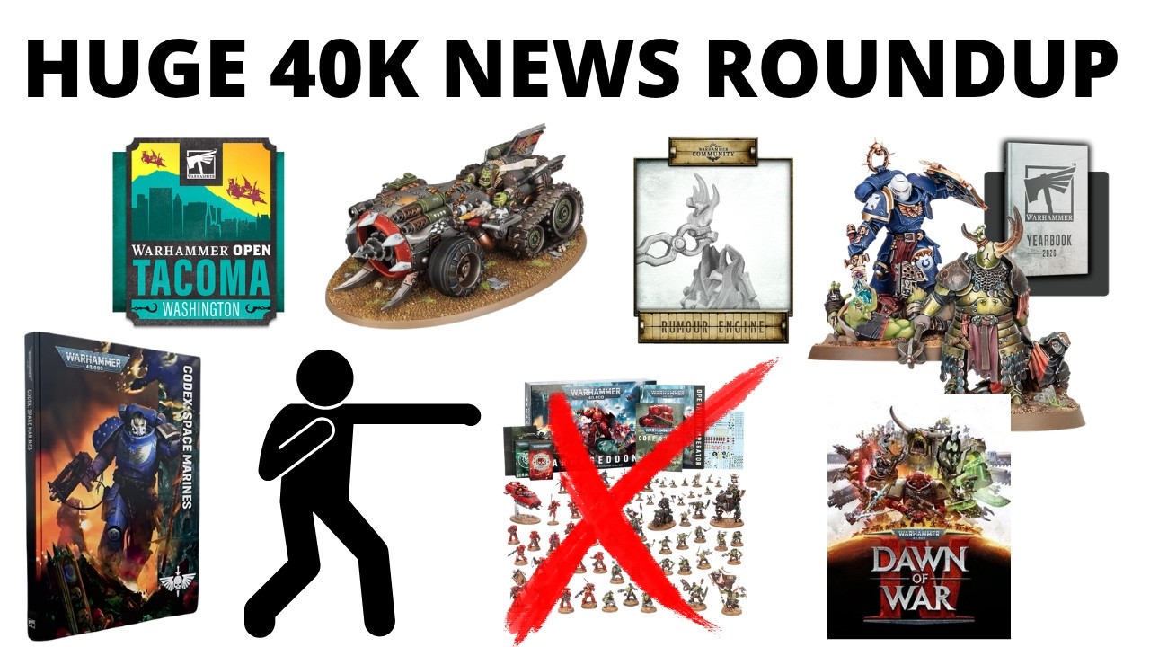 HUGE 40K News Round Up &ndash; Sold-Out Models, Tournament Drama, Releases, Reveals + More