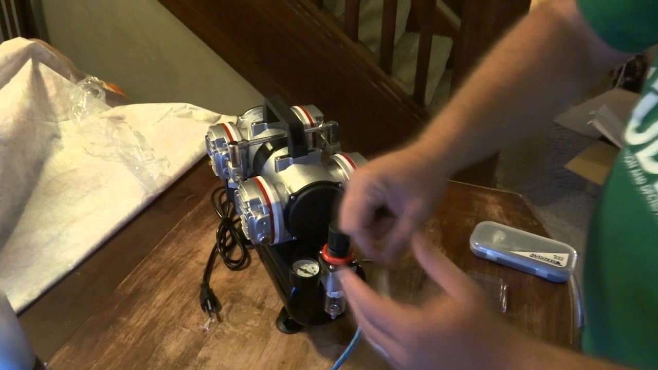 Setting Up an Airbrush and Compressor