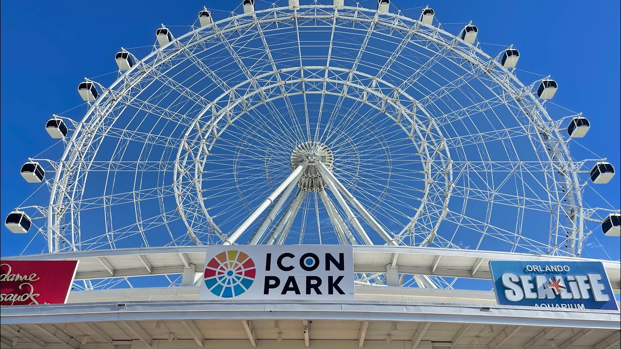 THE WHEEL AT ICON PARK + SLINGSHOT #thewheel #iconpark #touchthesky #orlandoslingshot