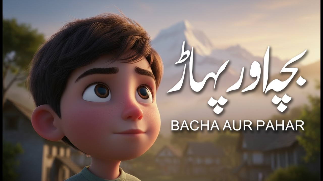 Bacha aur Pahar بچہ اور پہاڑ