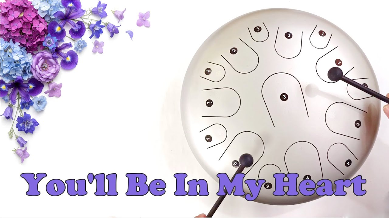You'll Be In My Heart Ost Tarzan (Phil Collins | NIKI) - Steel Tongue drum cover with tabs