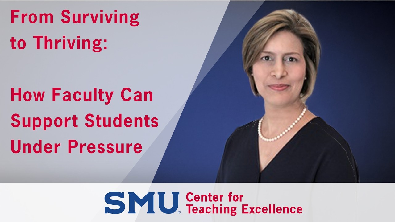 From Surviving to Thriving: How Faculty Can Support Students Under Pressure