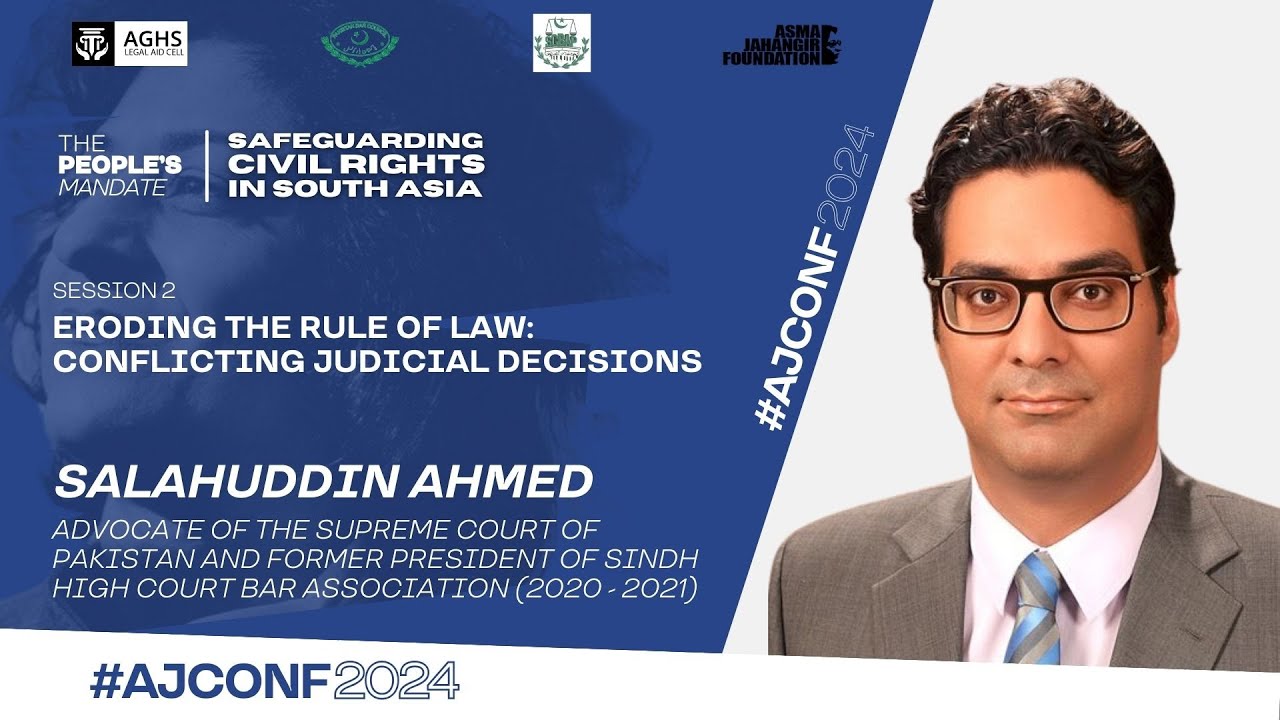 AJCONF 2024 | Salahuddin Ahmed | Advocate Supreme Court and former President SHCBA