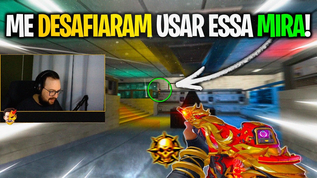 JOGUEI COM A PIOR MIRA DO CROSSFIRE E ISSO ACONTECEU… 🤯