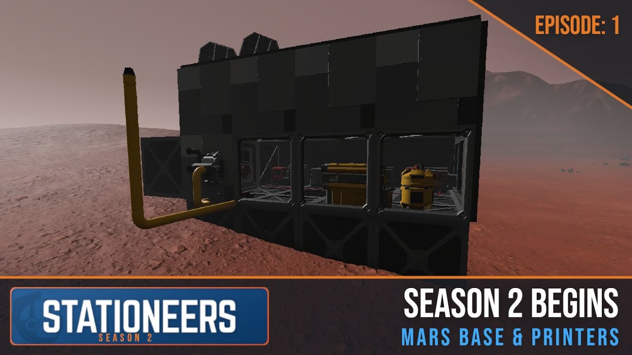 Mars Survival Begins | 365-Day Challenge | Stationeers Season 2 Ep1