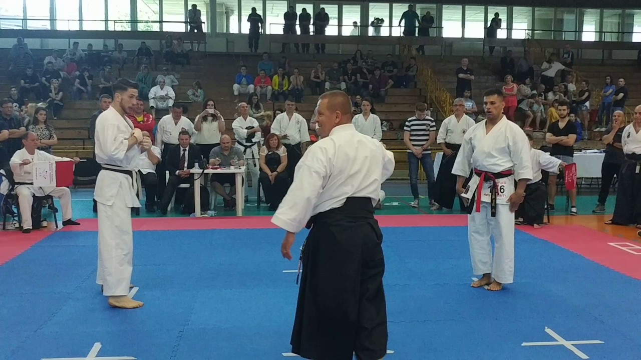 KUMITE - Florin MURESAN vs Dragos VODA - CNKT 2017 (fudokan)