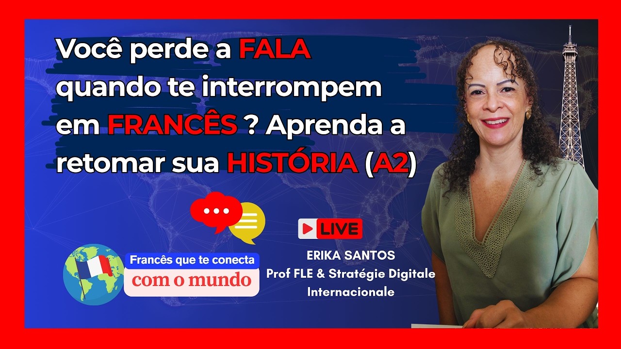 Você perde a FALA quando te interrompem em FRANCÊS ? Aprenda a retomar sua HISTÓRIA #delf #business