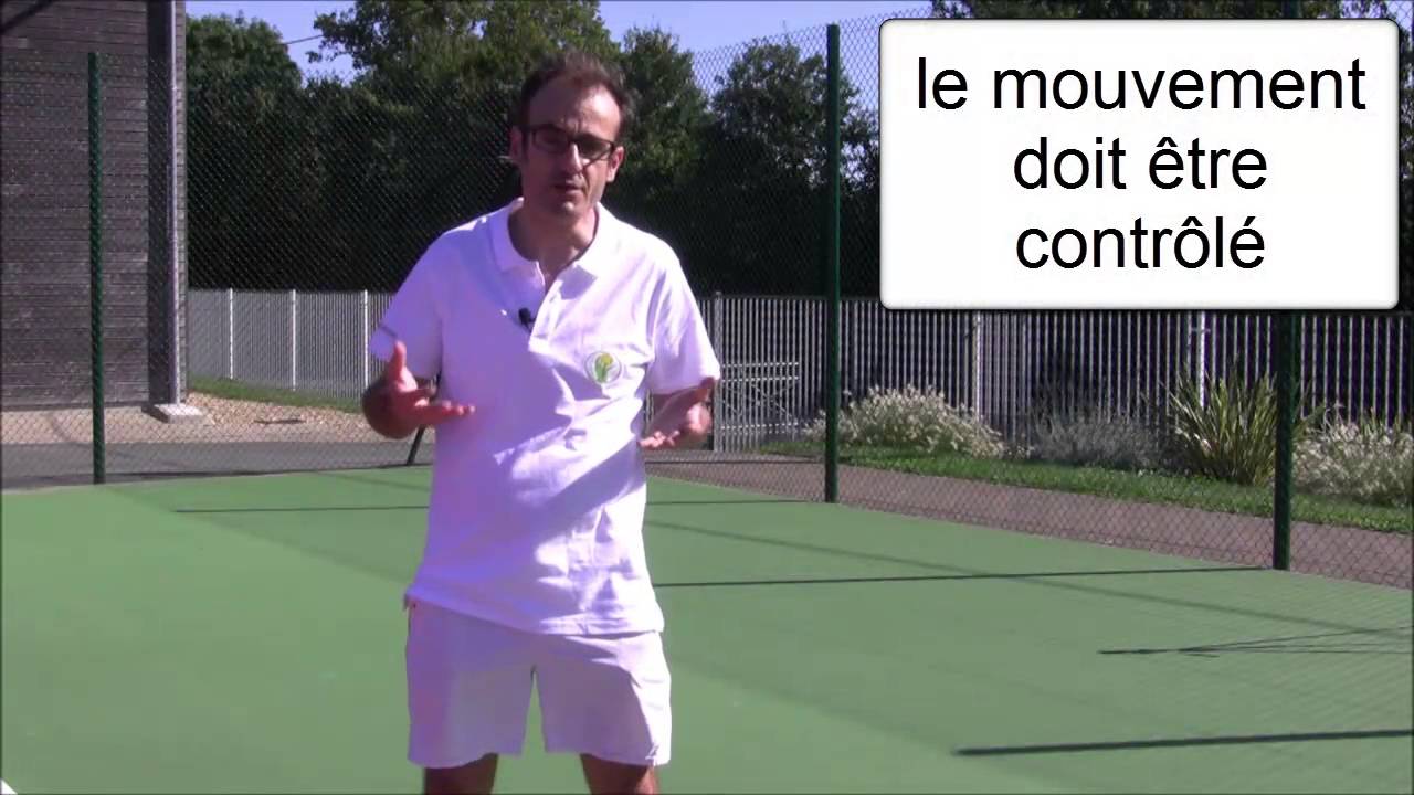 Gagner puissance et précision au tennis grâce à votre bassin.