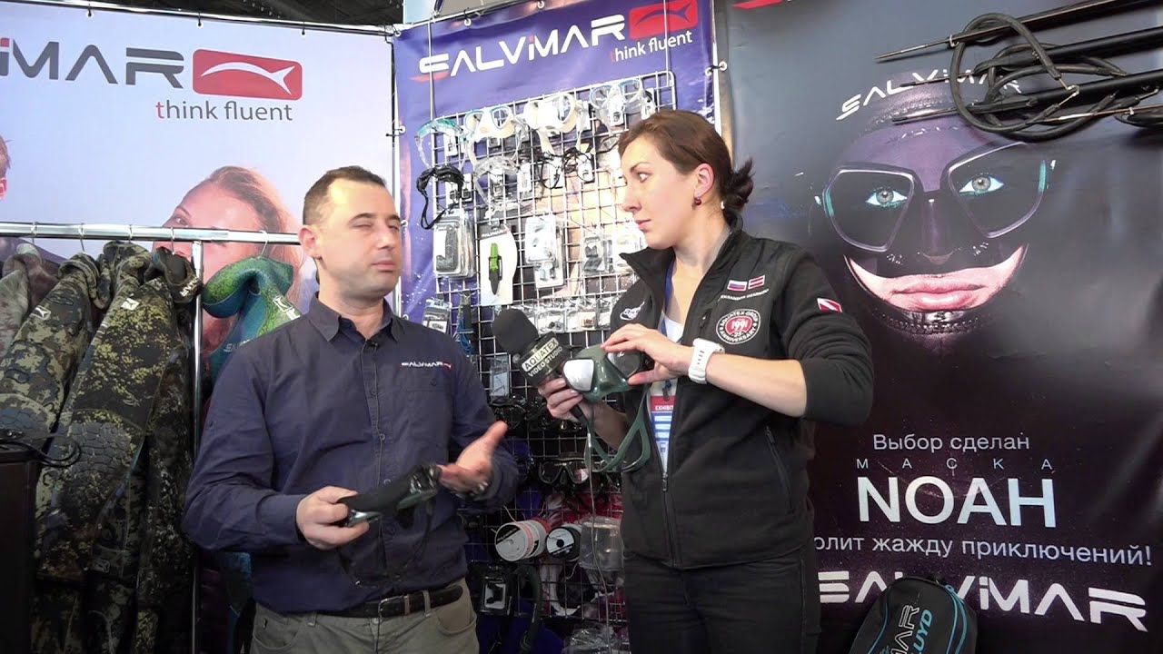 SALVIMAR на Moscow DIVE SHOW: маски Noah, Maxale и Endless
