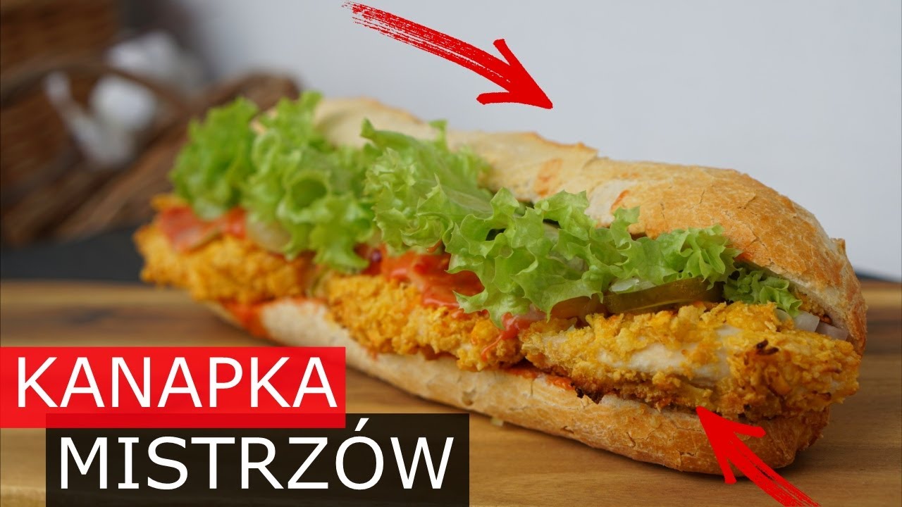 Kanapka z chrupiącym kurczakiem 😍 !!! Lepsza niż KFC !!!
