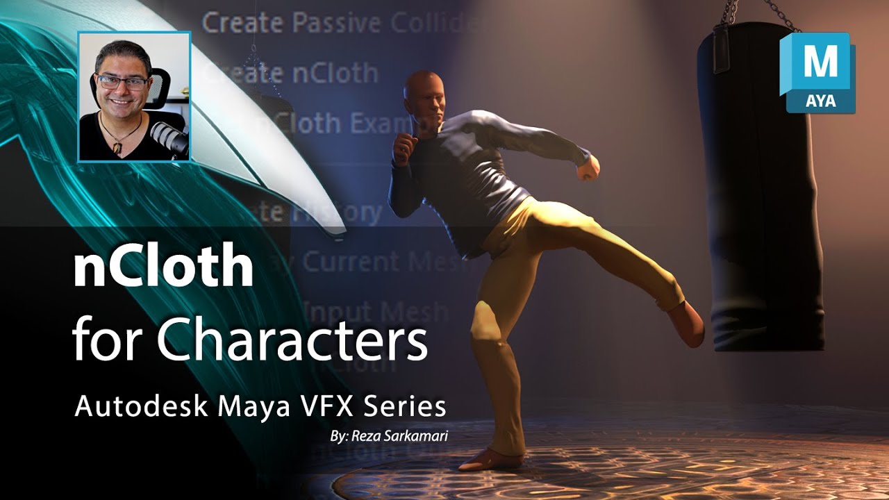 Maya VFX Series: nCloth для анимации персонажей