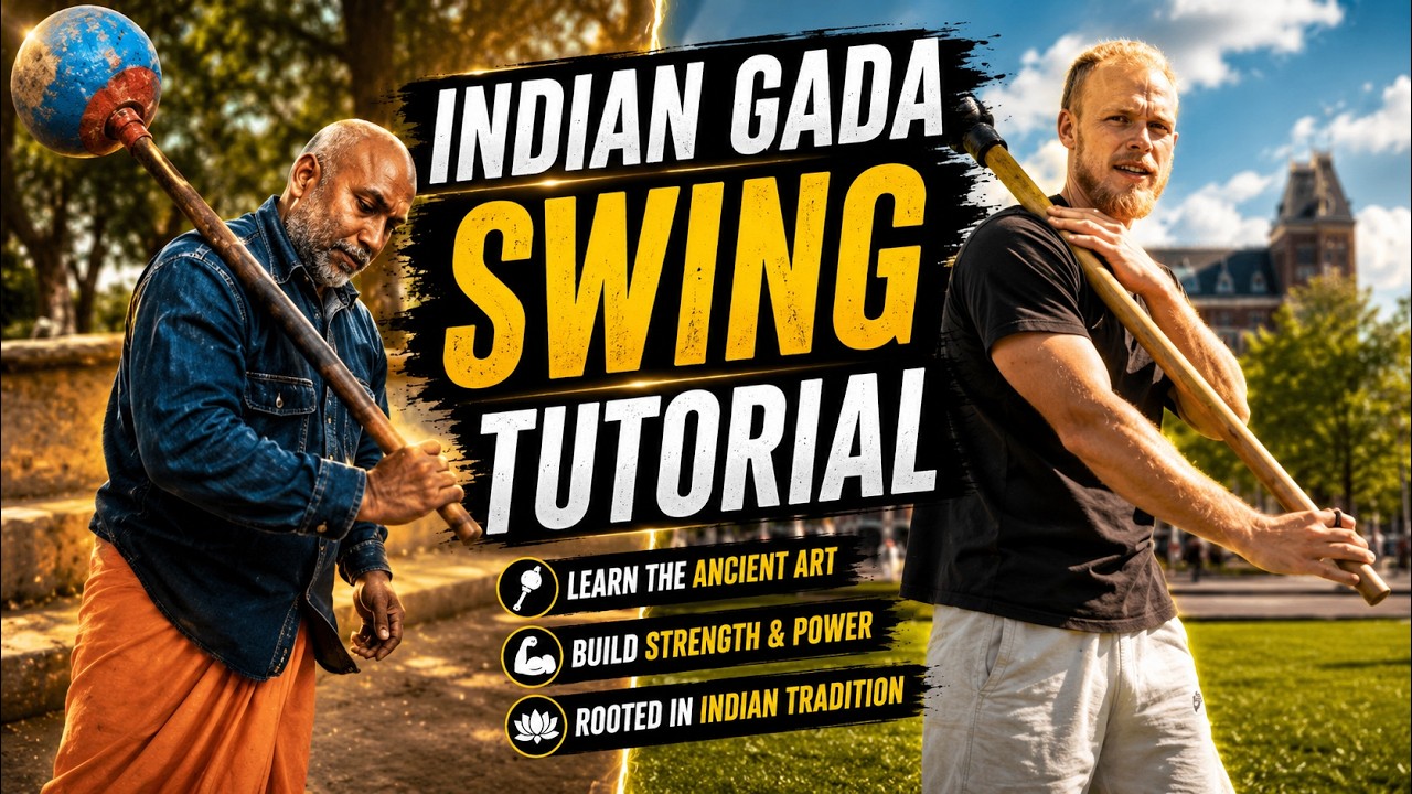 SA Indian Gada Swing Tutorial | One Handed Mace 360