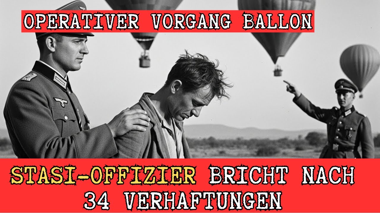 OPERATIVER VORGANG BALLON: STASI-OFFIZIER BRICHT NACH 34 VERHAFTUNGEN