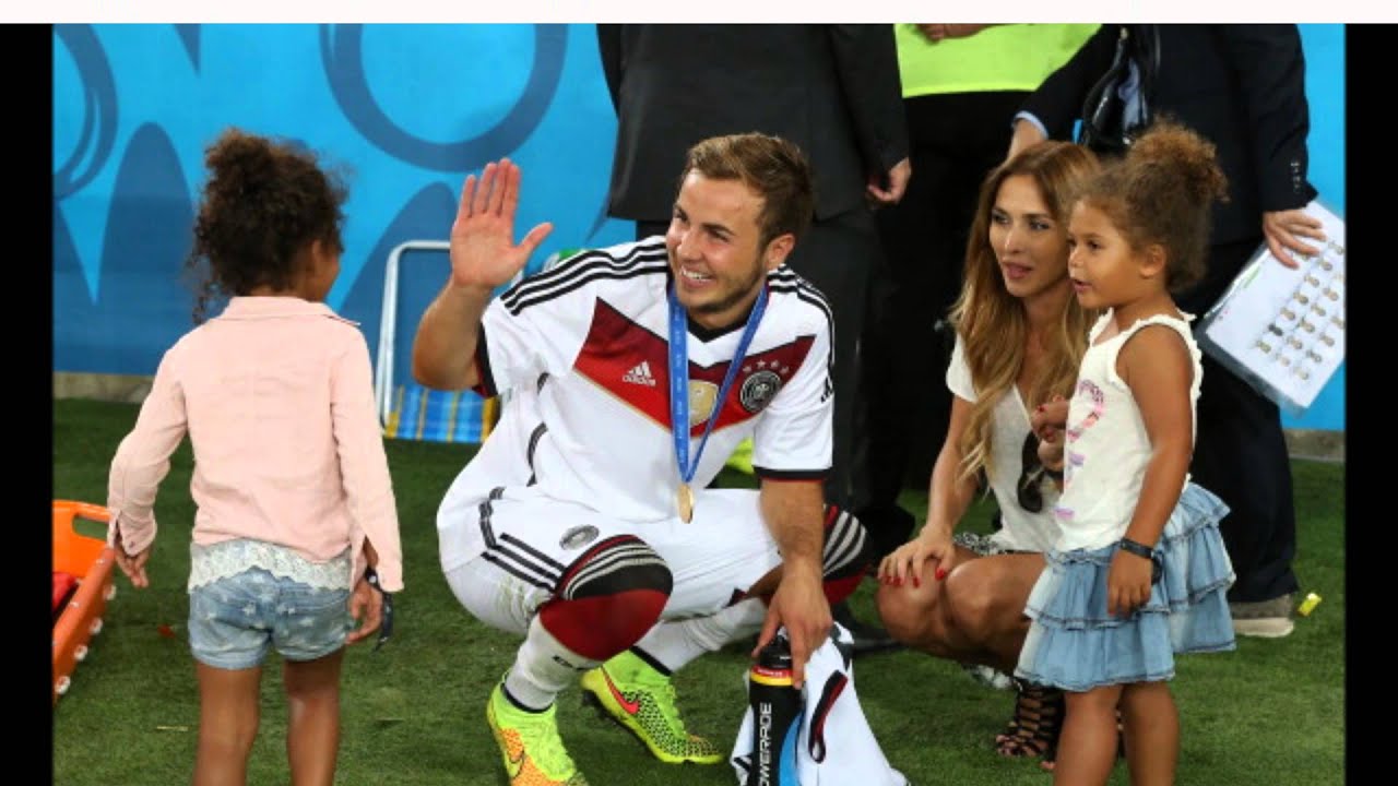 Ann Kathrin Brömmel with Mario Götze Celebrating @ World Cup Final 2014